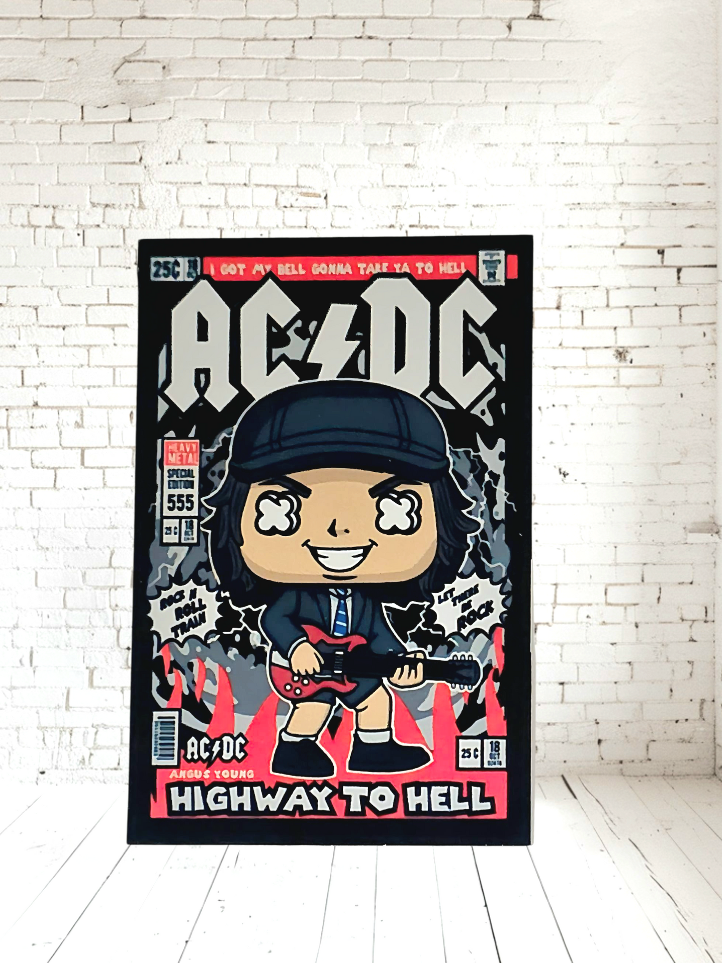 Funko Pop Music posters on Aluminum print. Multiple sizes and prints available.