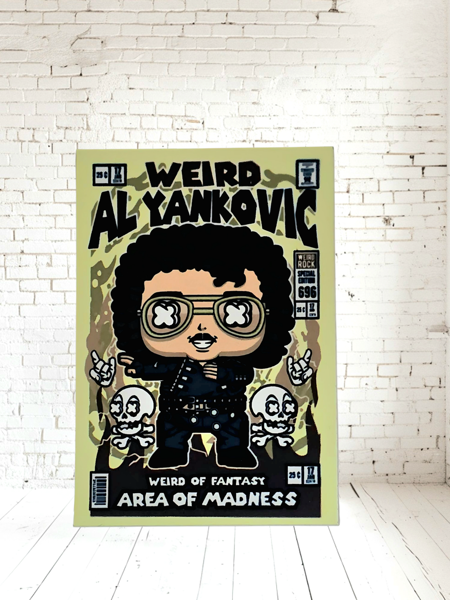 Funko Pop Music posters on Aluminum print. Multiple sizes and prints available.