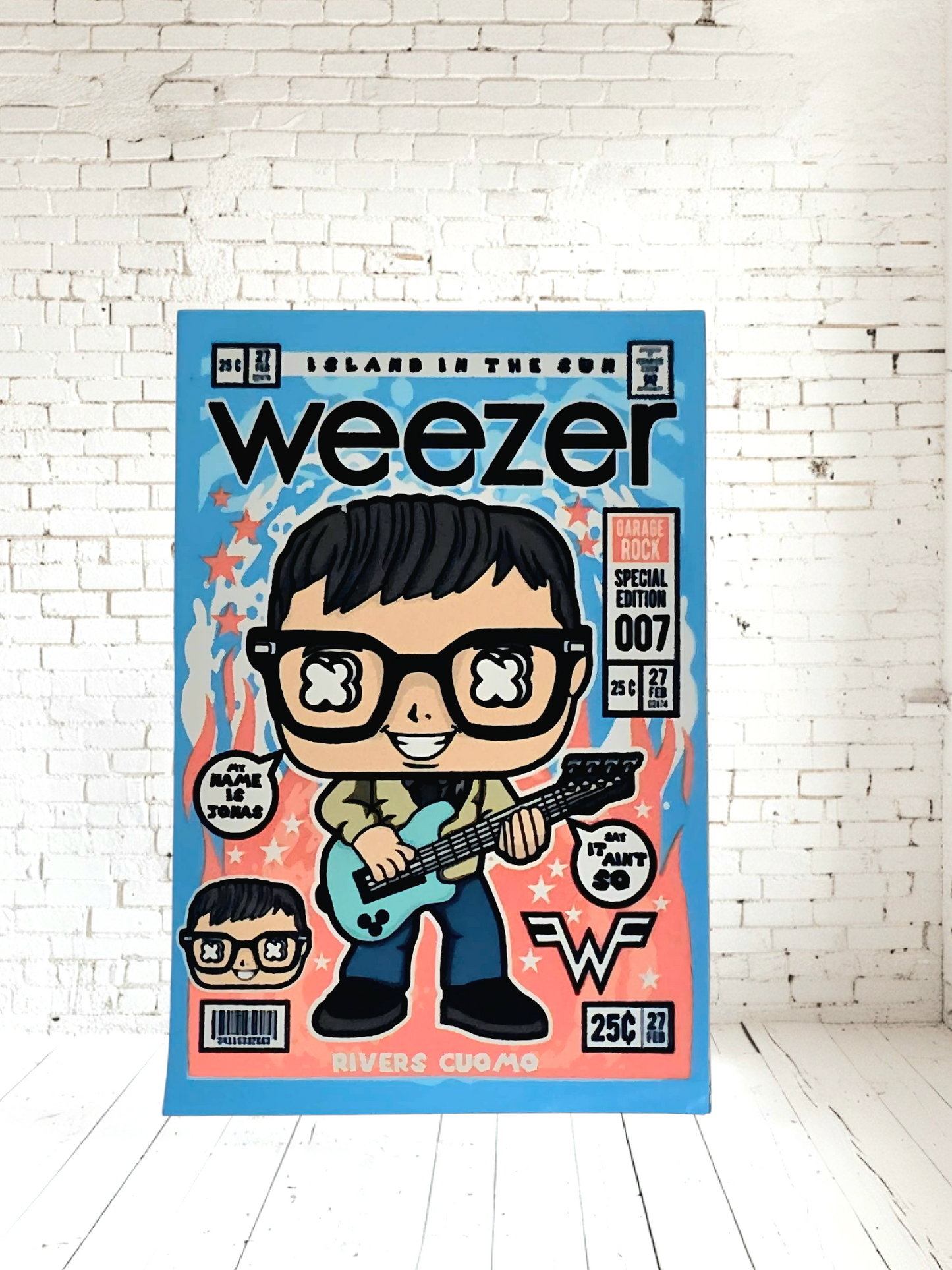 Funko Pop Music posters on Aluminum print. Multiple sizes and prints available.