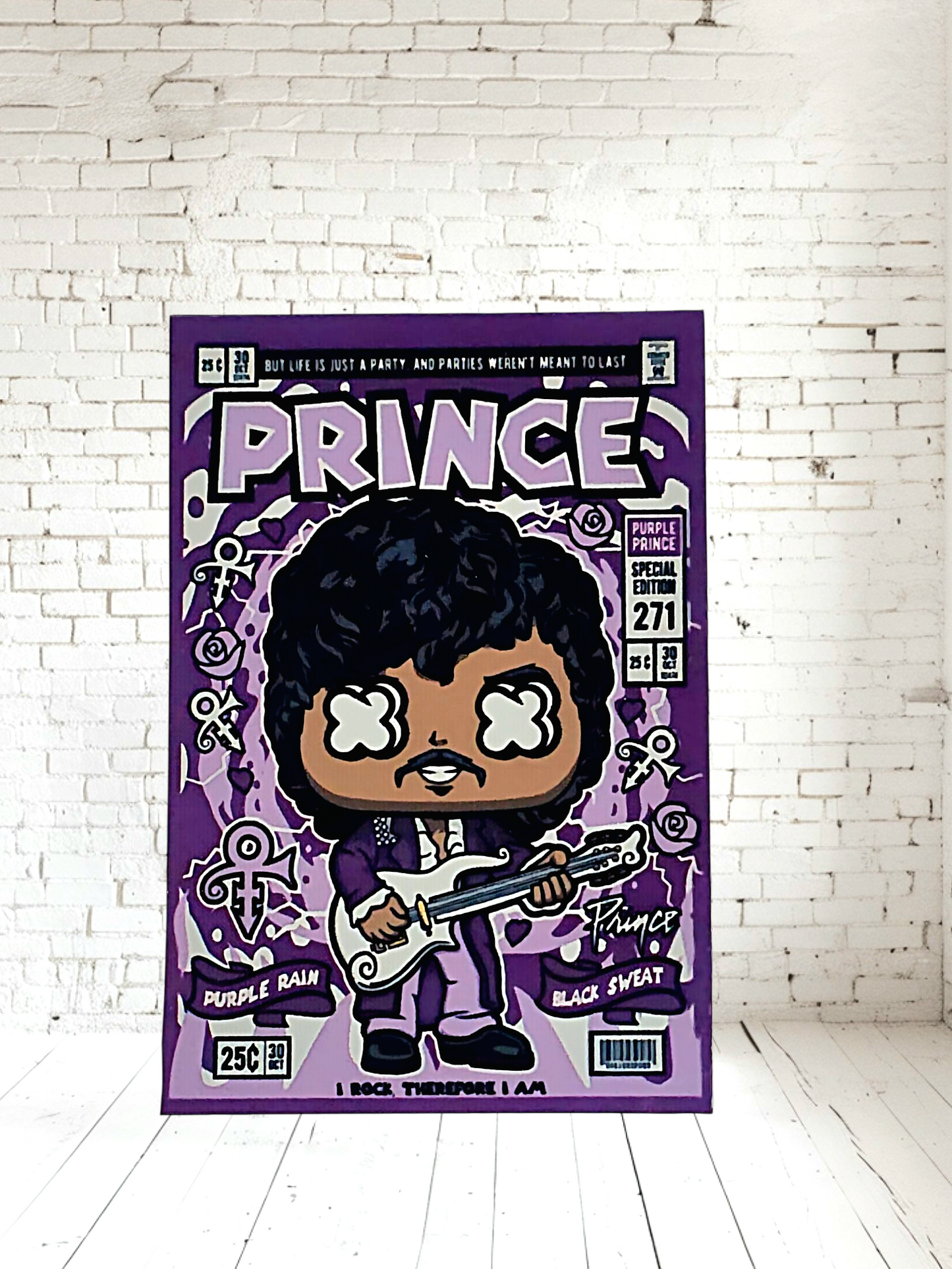 Funko Pop Music posters on Aluminum print. Multiple sizes and prints available.