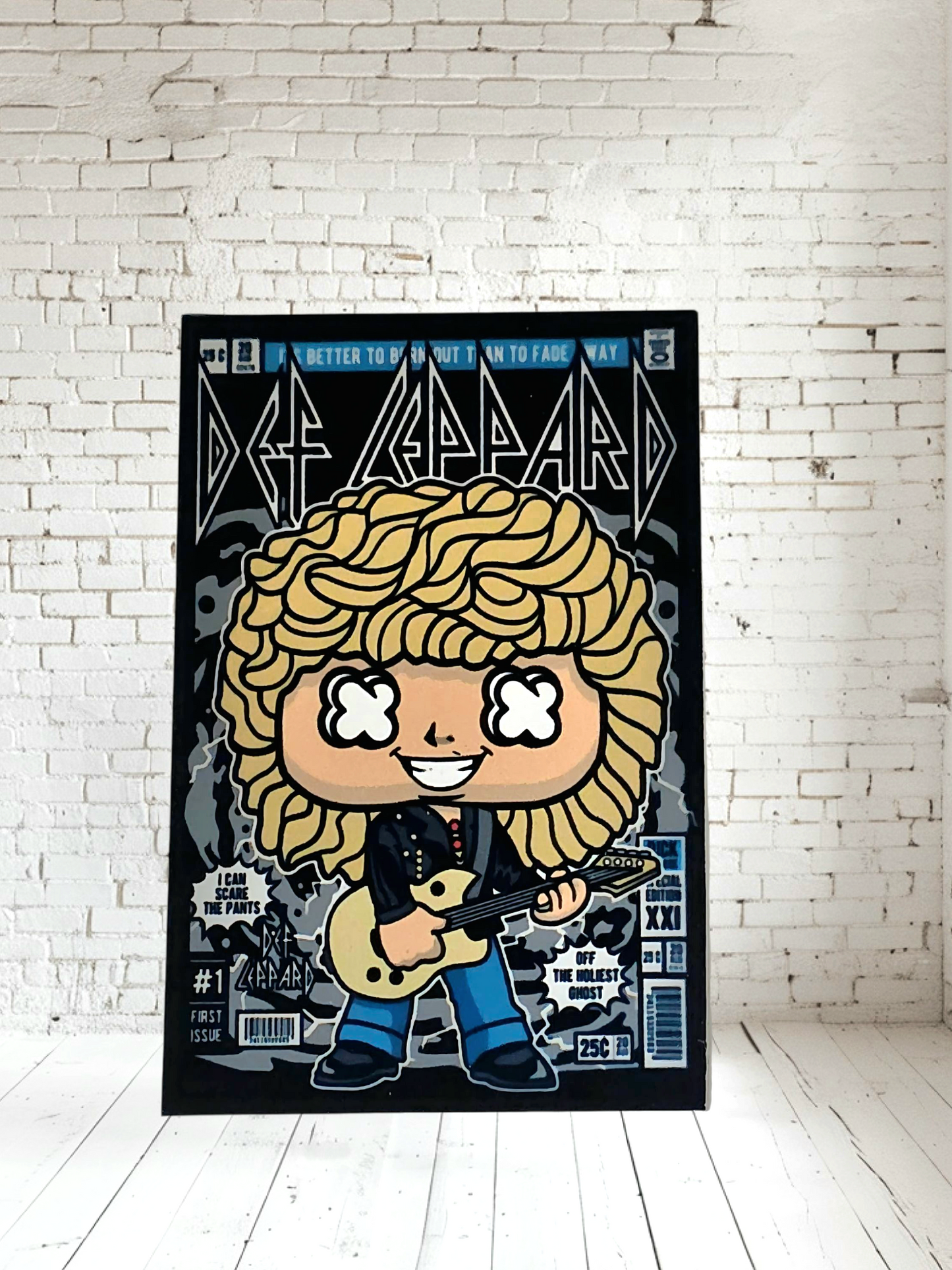 Funko Pop Music posters on Aluminum print. Multiple sizes and prints available.