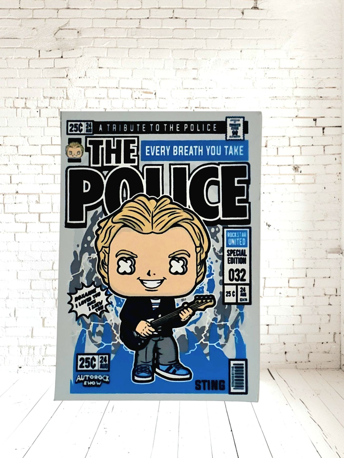 Funko Pop Music posters on Aluminum print. Multiple sizes and prints available.