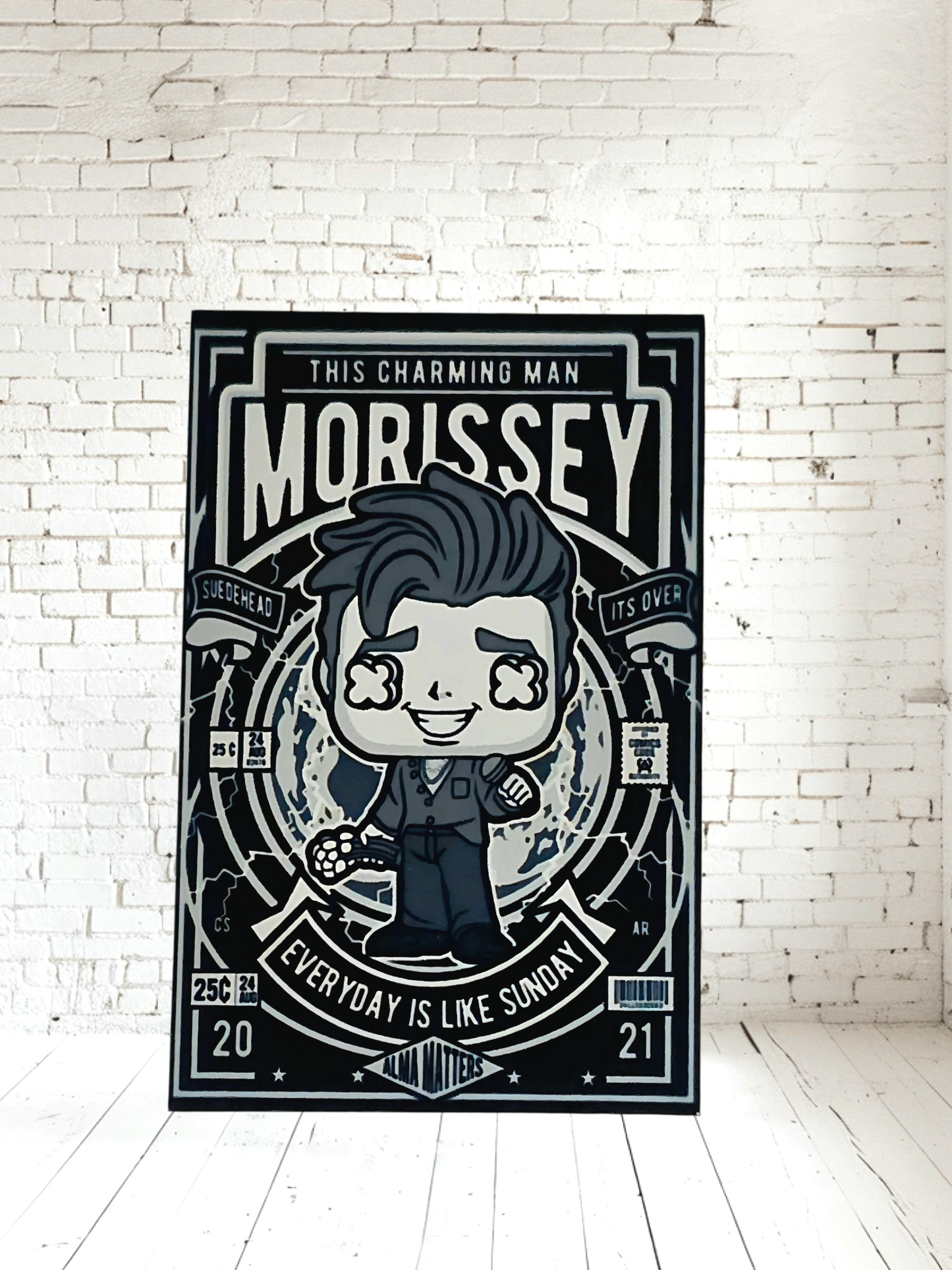 Funko Pop Music posters on Aluminum print. Multiple sizes and prints available.