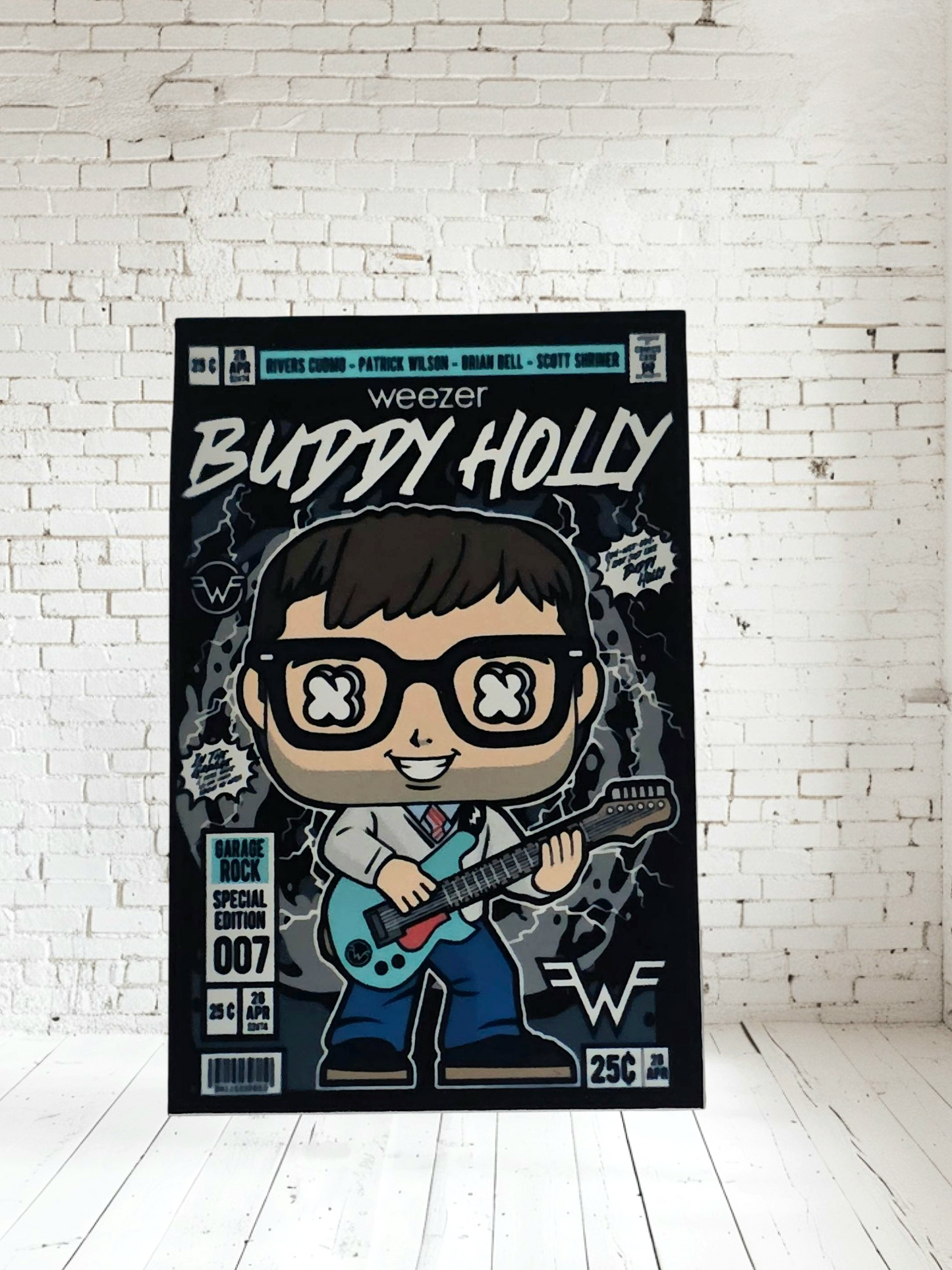 Funko Pop Music posters on Aluminum print. Multiple sizes and prints available.