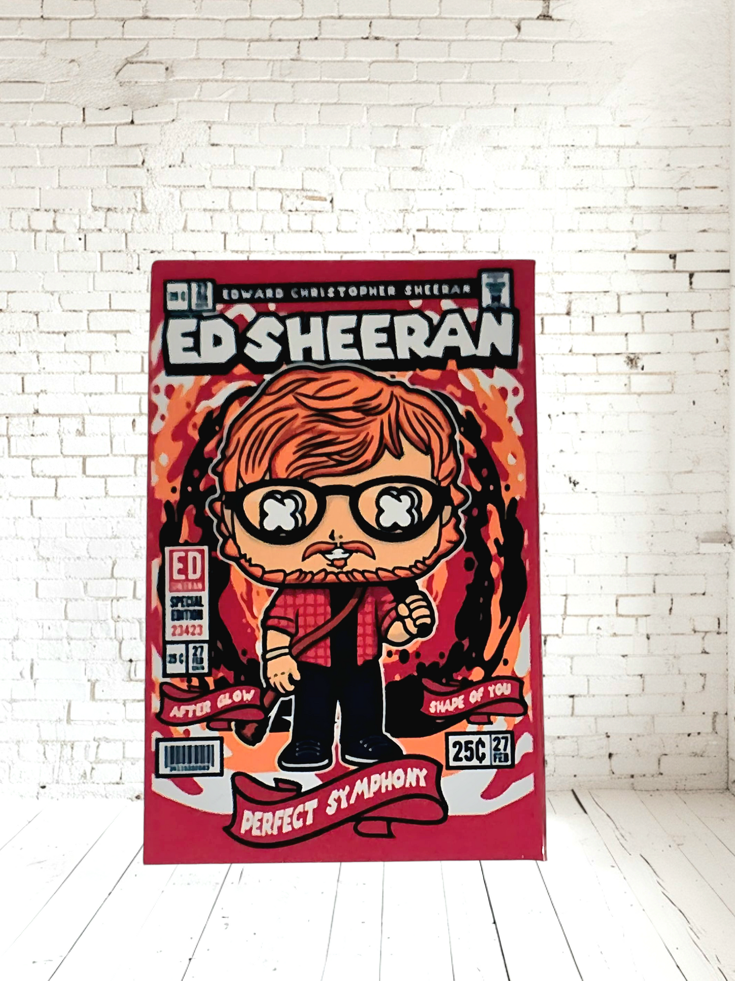 Funko Pop Music posters on Aluminum print. Multiple sizes and prints available.