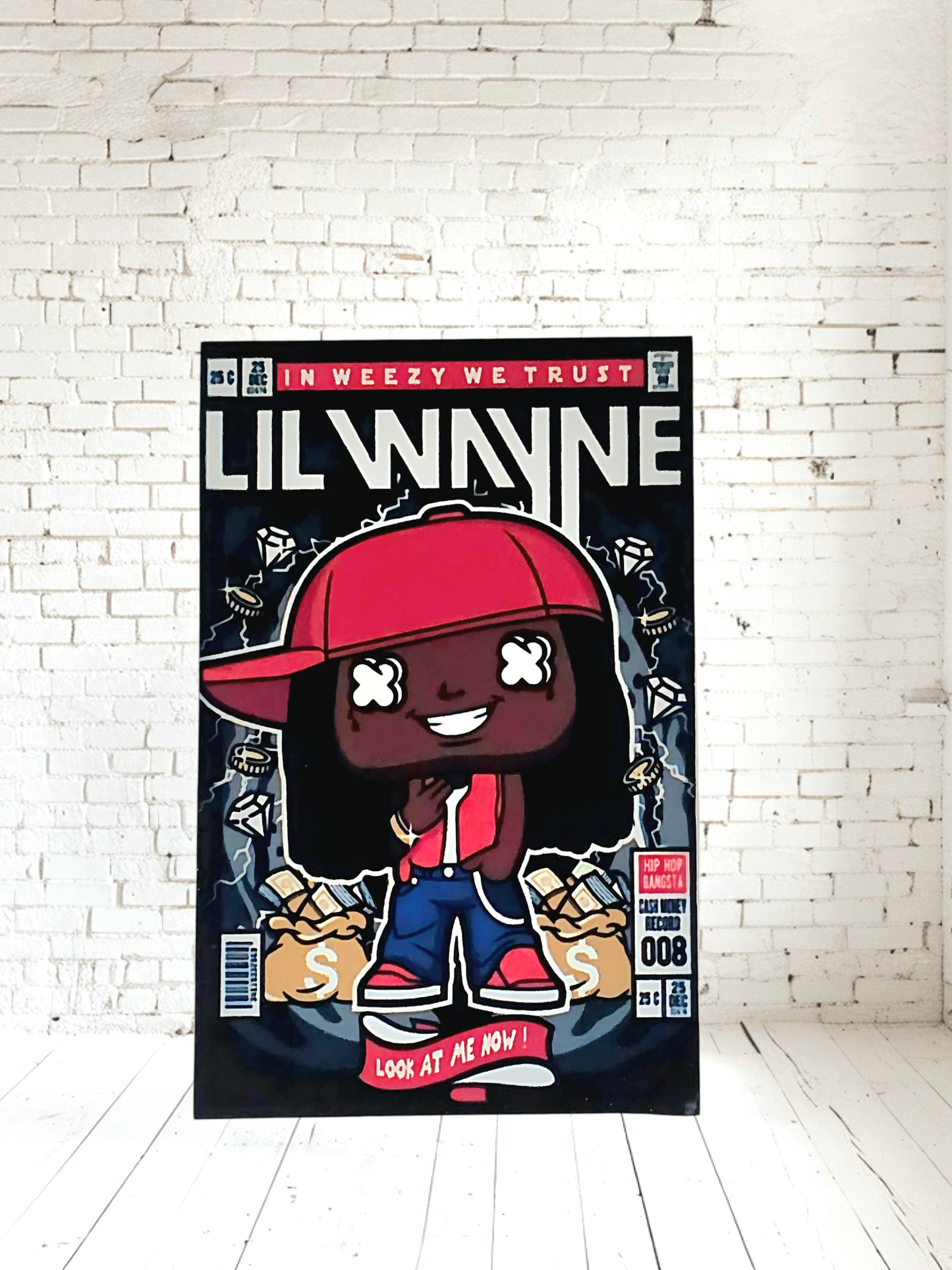Funko Pop Music posters on Aluminum print. Multiple sizes and prints available.