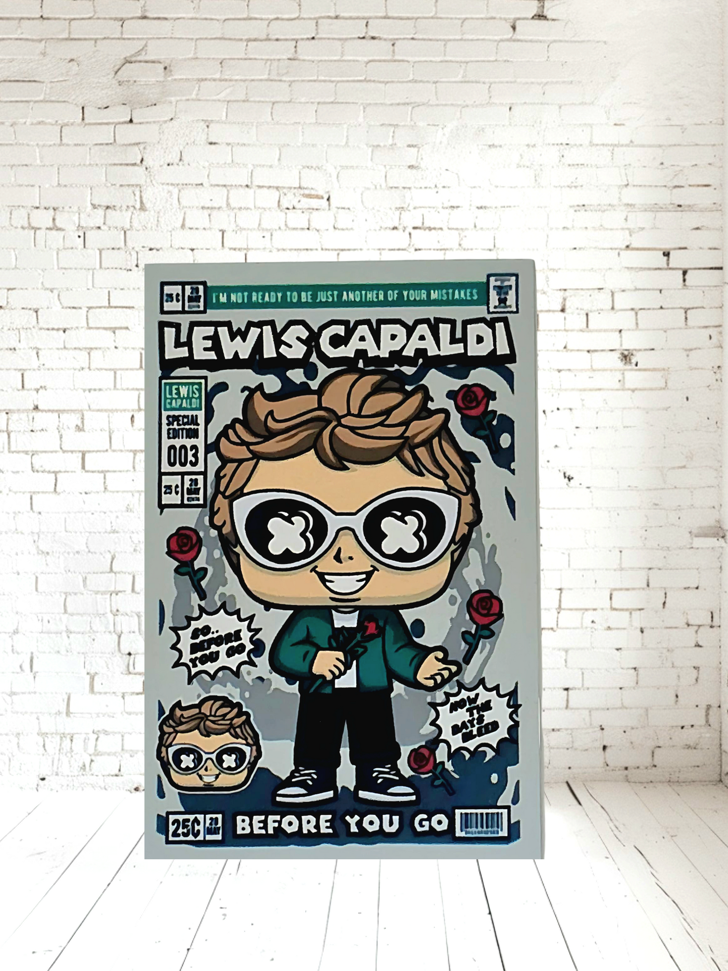 Funko Pop Music posters on Aluminum print. Multiple sizes and prints available.