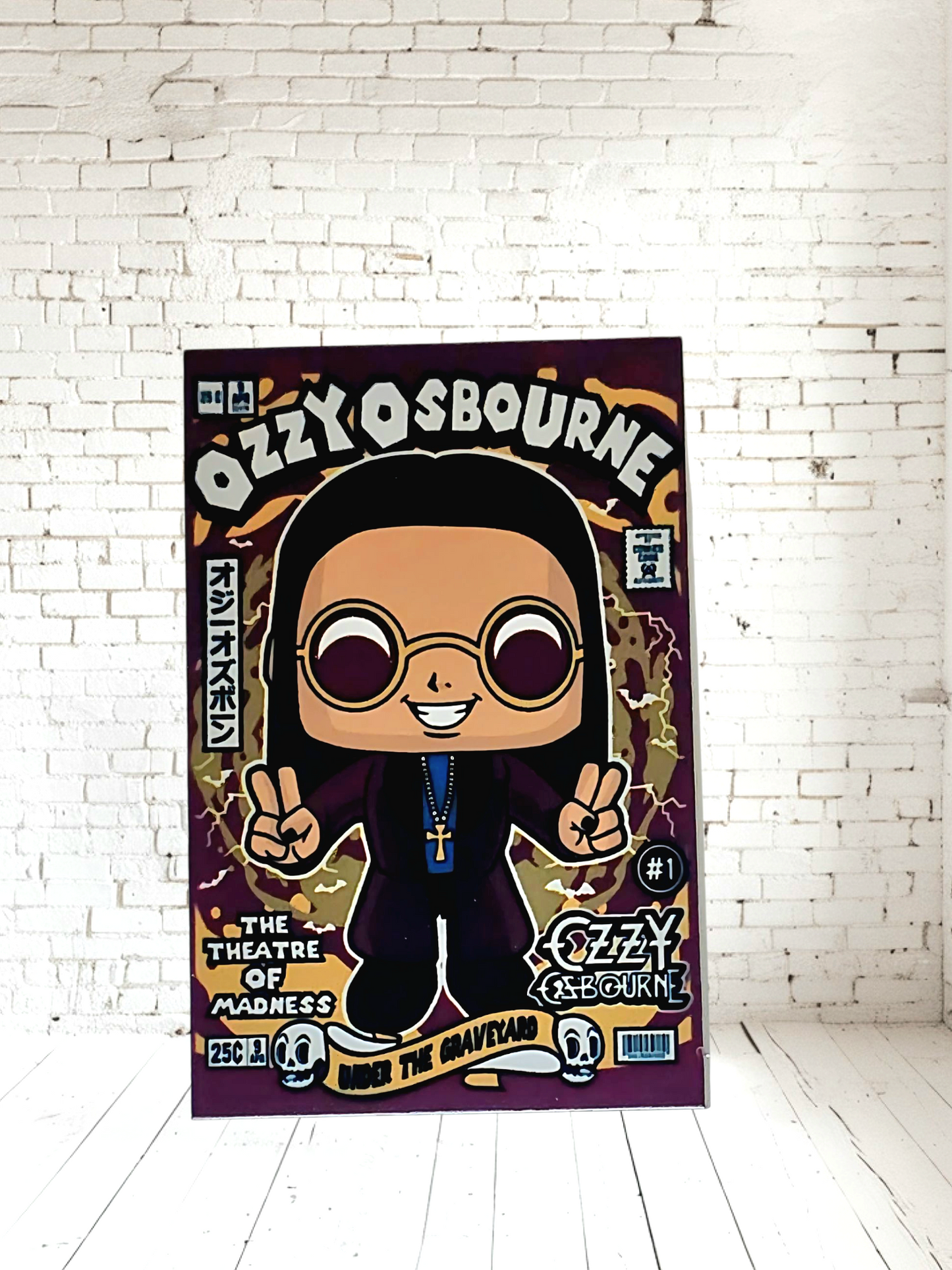 Funko Pop Music posters on Aluminum print. Multiple sizes and prints available.