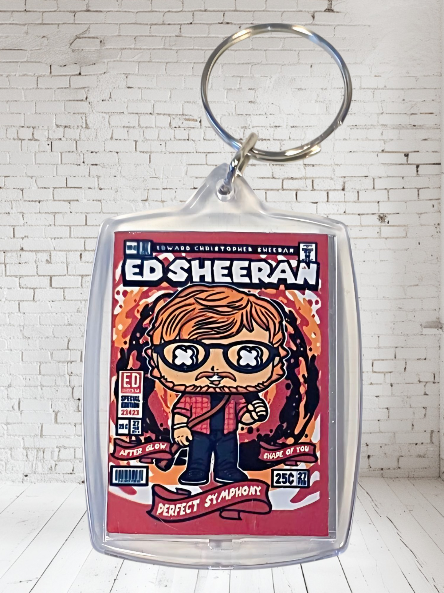 Funko Pop poster keychains with 2 aluminum prints. Wide variety