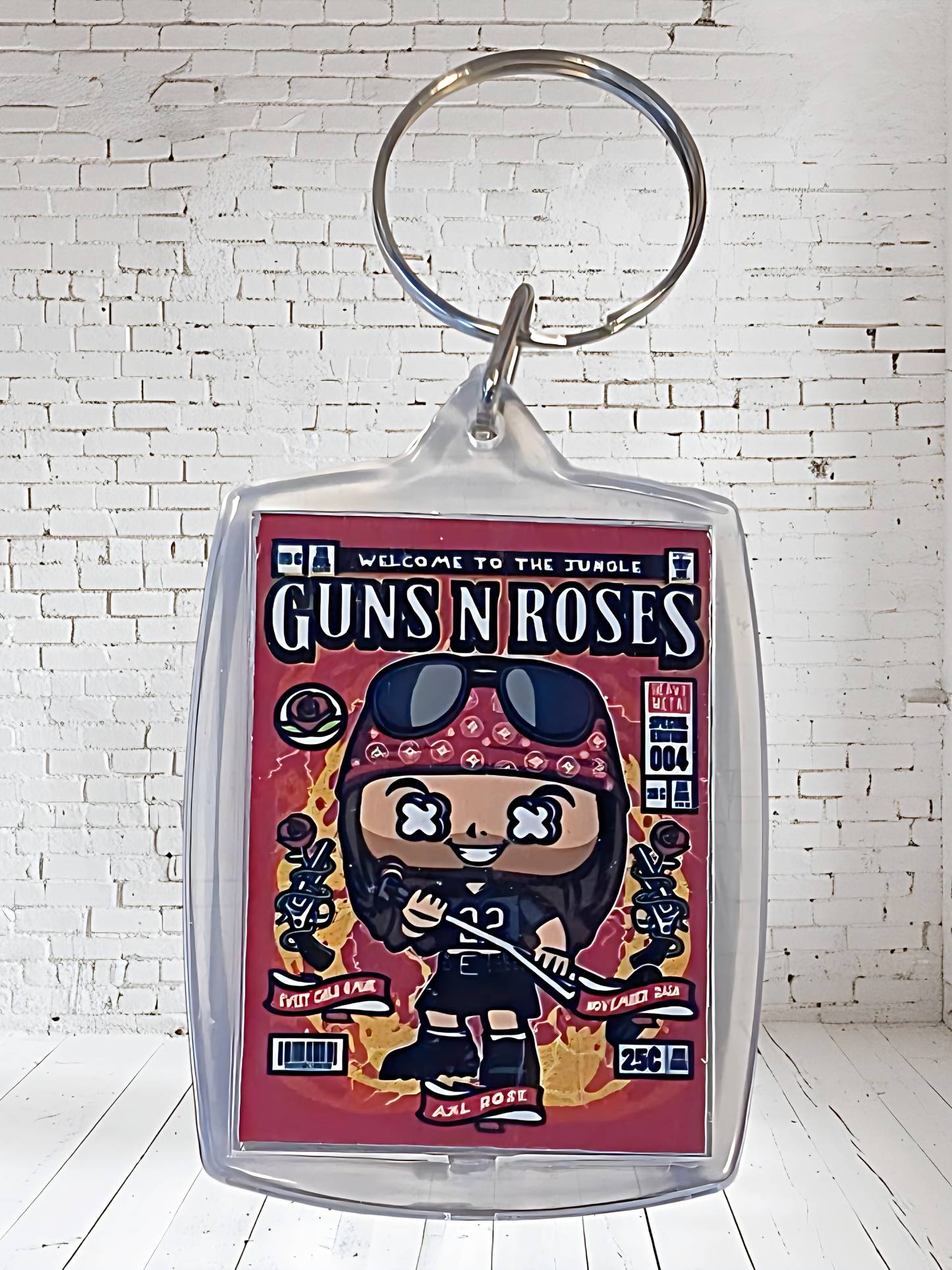 Funko Pop poster keychains with 2 aluminum prints. Wide variety