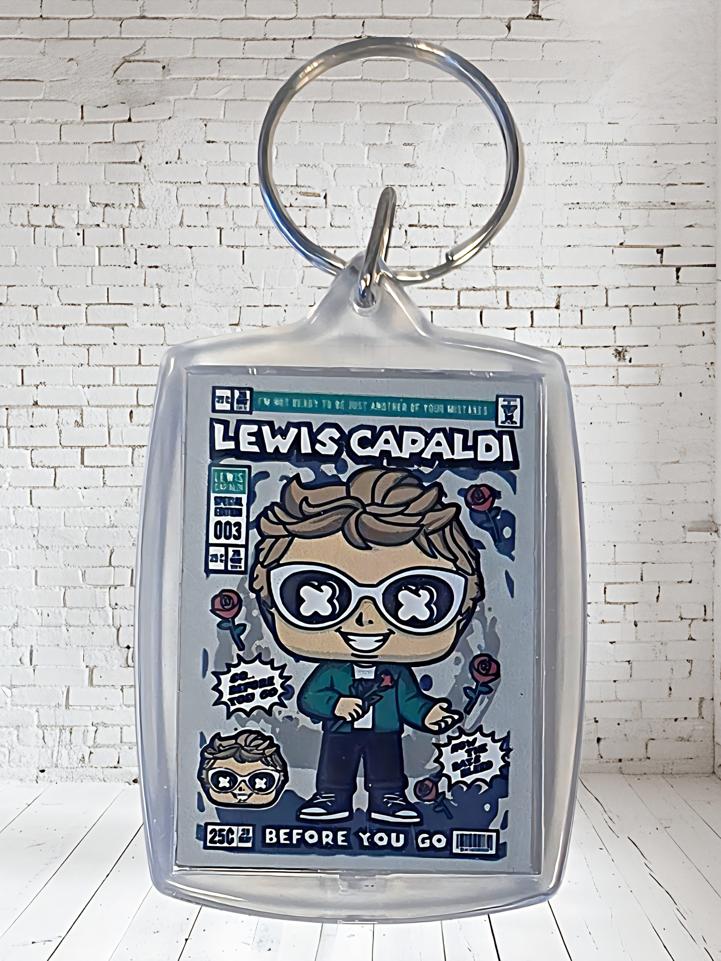 Funko Pop poster keychains with 2 aluminum prints. Wide variety