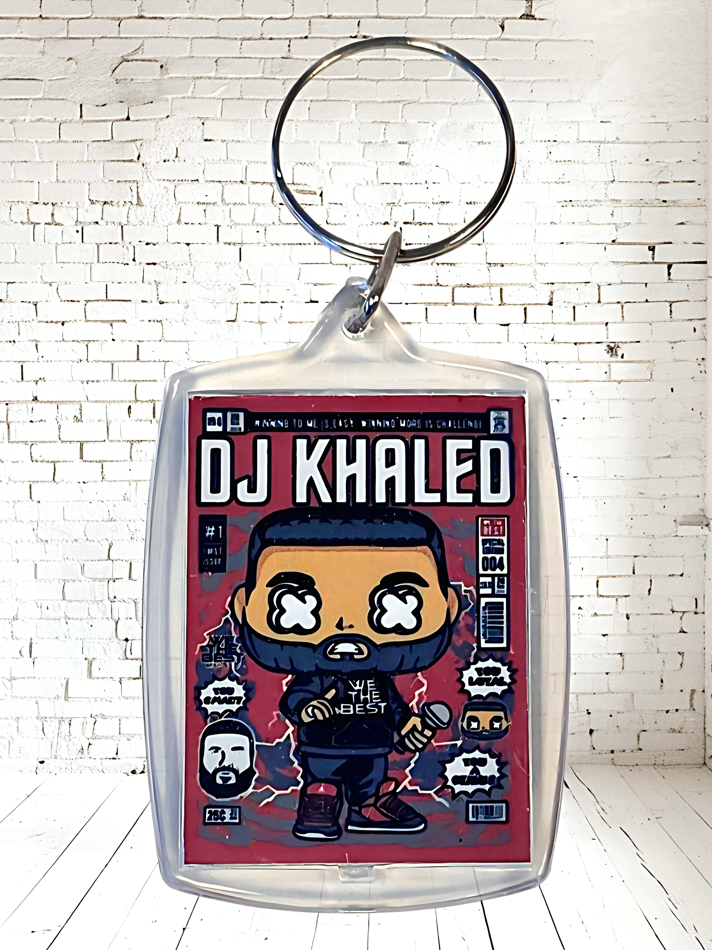 Funko Pop poster keychains with 2 aluminum prints. Wide variety