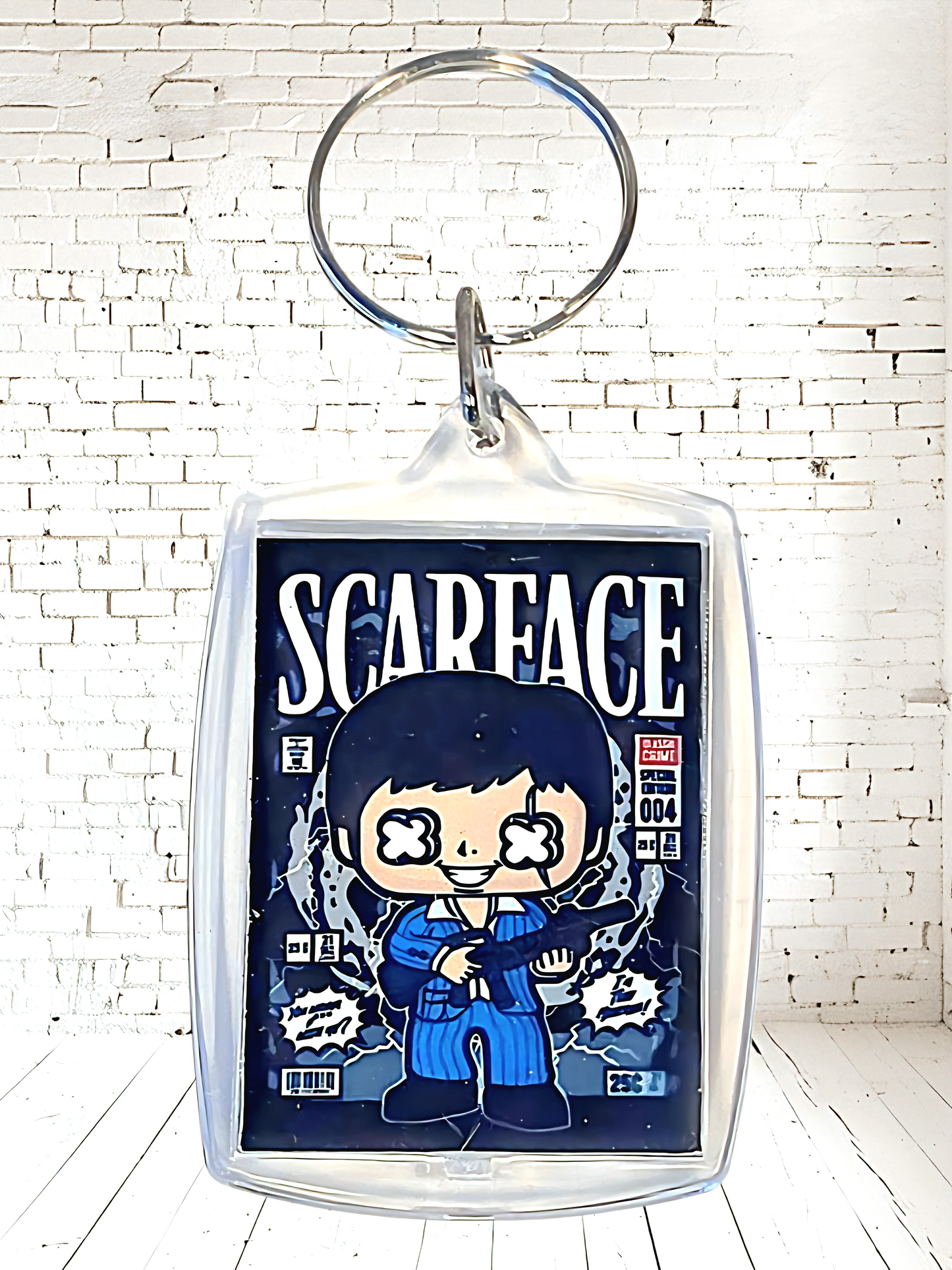 Funko Pop poster keychains with 2 aluminum prints. Wide variety