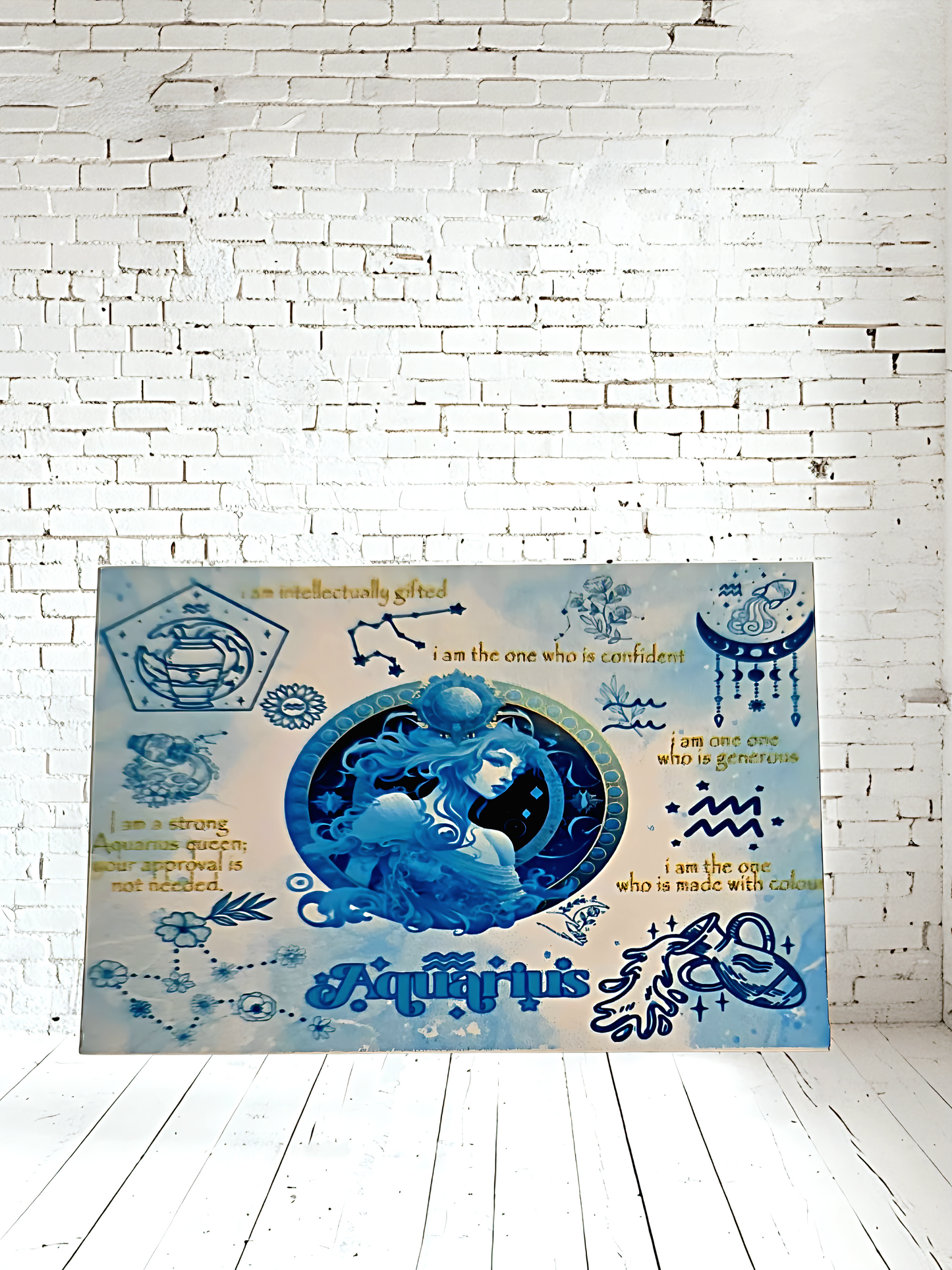 Zodiac Sign Posters on aluminum print. Horoscope/Astrology, many to choose from