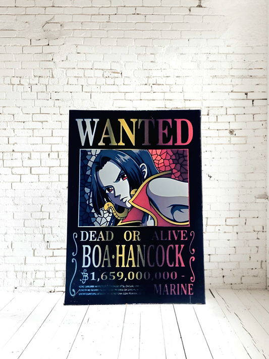 Foil One Piece Anime posters on aluminum print. Many to choose from