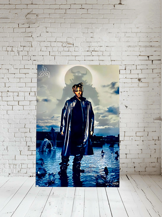 Juice Wrld posters on aluminum print. Many to choose from