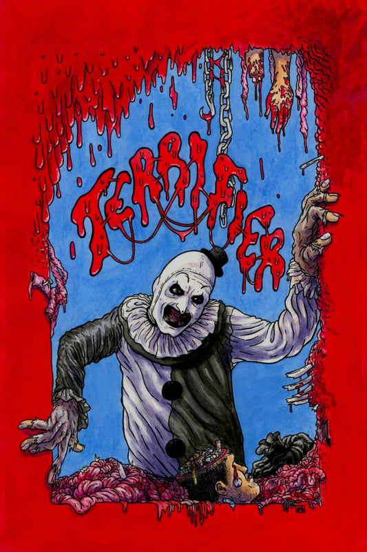 Terrifier (2018) 13"x 19" movie poster.