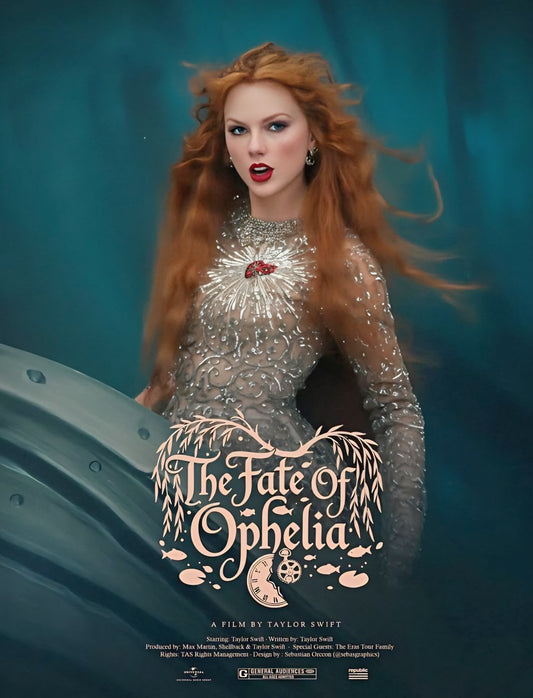 Taylor Swift 13" x 19" poster. A7