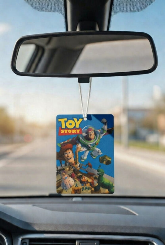 Toy Story Movie poster car air freshener. Many scents to choose from