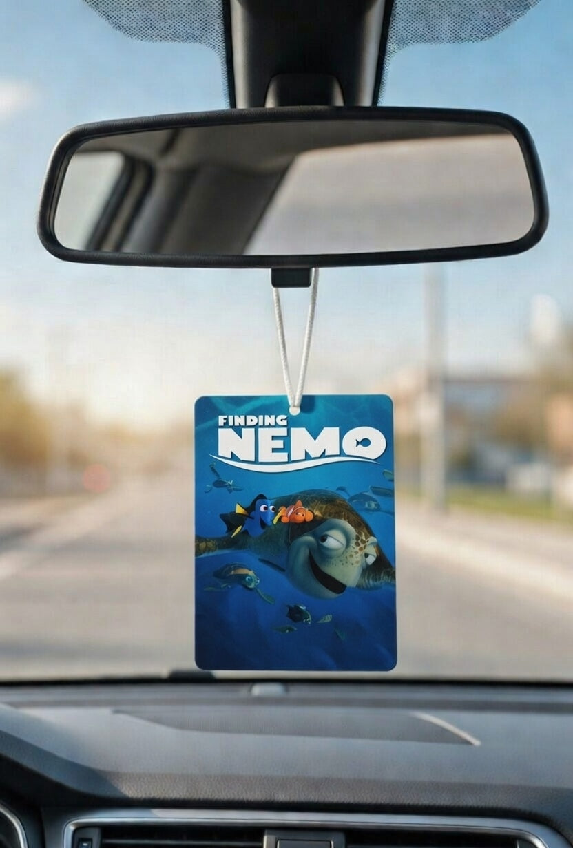 Finding Nemo Movie poster car air freshener. Many scents to choose from