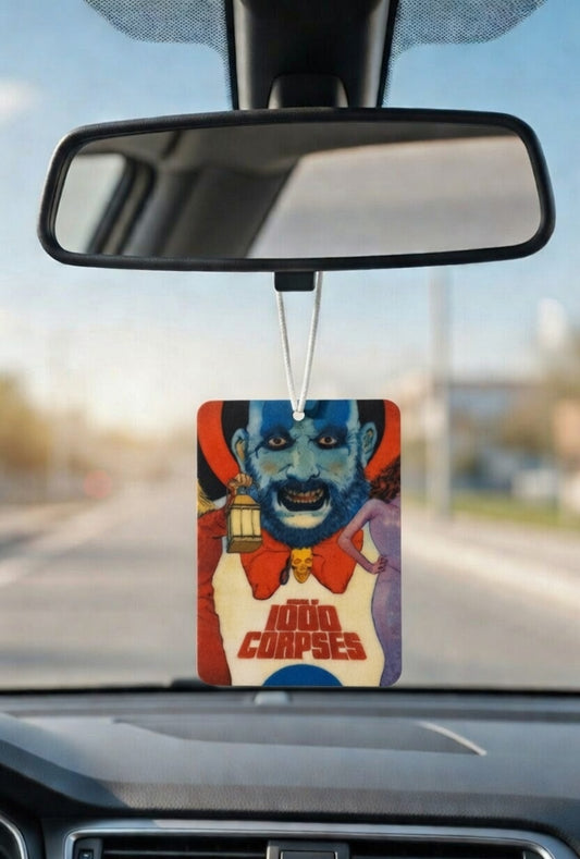 House of 1000 Corpses Movie poster car air freshener. Many scents to choose from