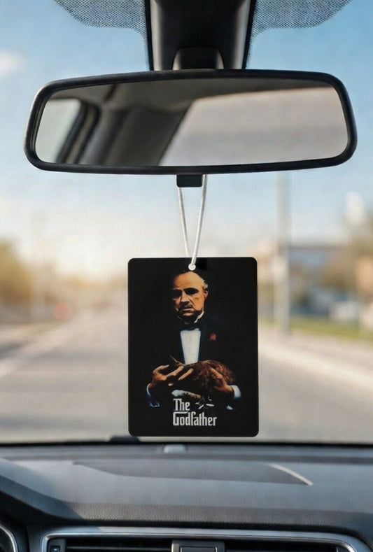The Godfather Movie poster car air freshener. Many scents to choose from