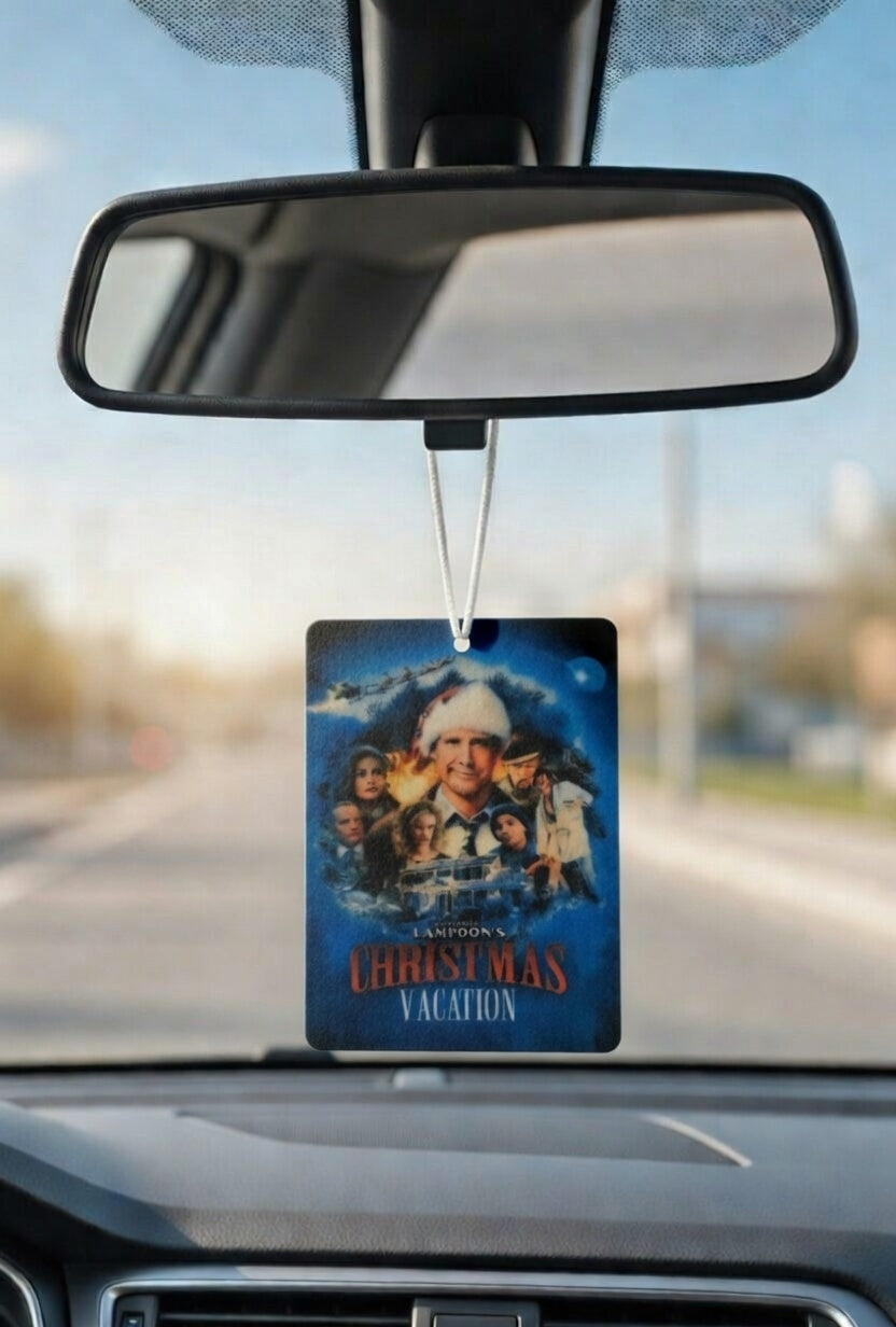 National Lampoon's Christmas Vacation Movie poster car air freshener. Many scents to choose from