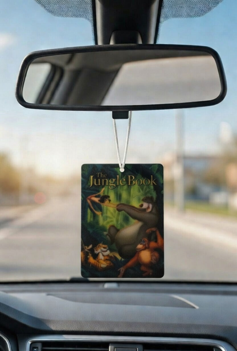 Jungle Book Movie poster car air freshener. Many scents to choose from