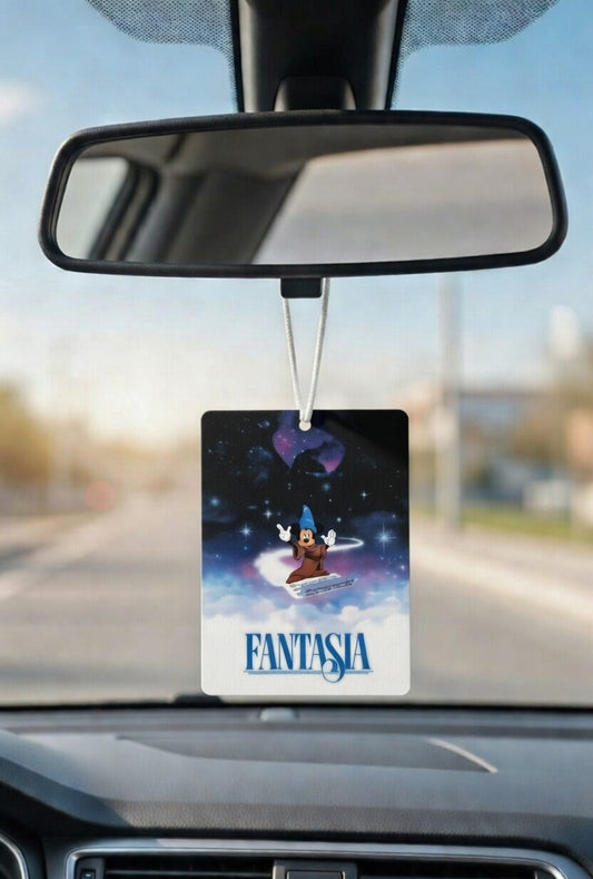 Fantasia Movie poster car air freshener. Many scents to choose from