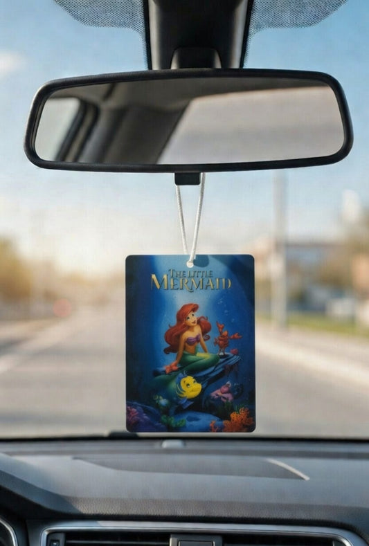 The Little Mermaid Movie poster car air freshener. Many scents to choose from