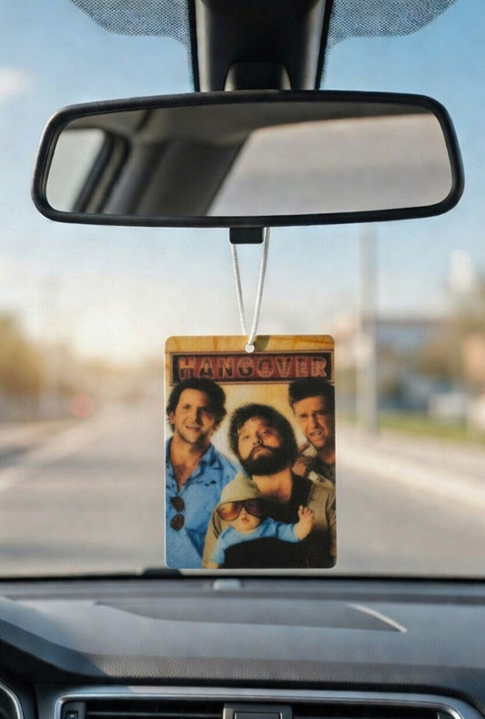 Hangover Movie poster car air freshener. Many scents to choose from