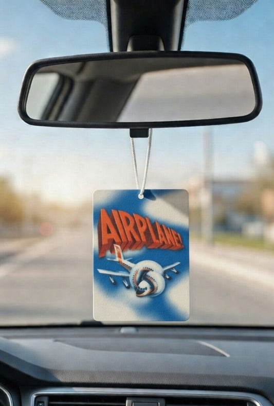 Airplane The Movie poster car air freshener. Many scents to choose from