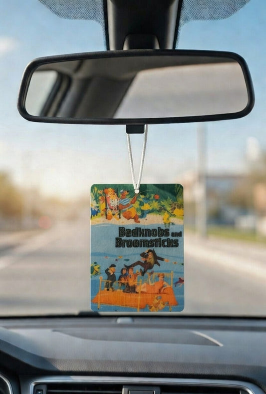 Bedknobs and Broomsticks Movie poster car air freshener. Many scents to choose from