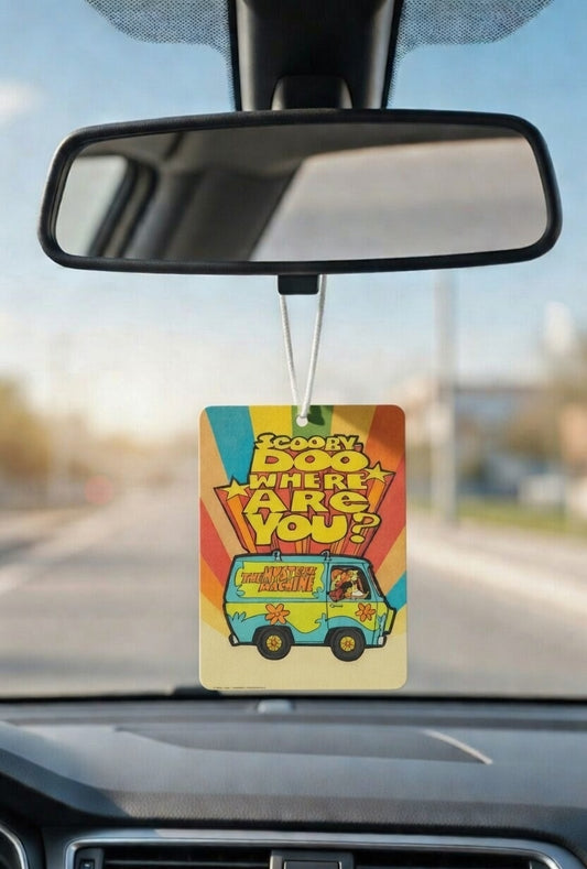 Scooby-Doo Where are You Movie poster car air freshener. Many scents to choose from