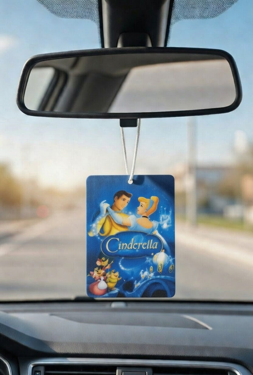 Disney's Cinderella Movie poster car air freshener. Many scents to choose from