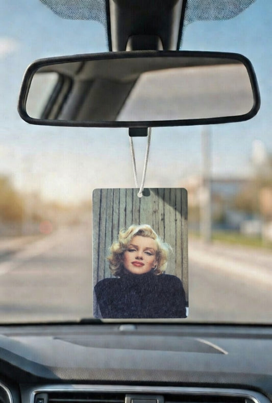 Marilyn Monroe car air freshener. Many scents to choose from