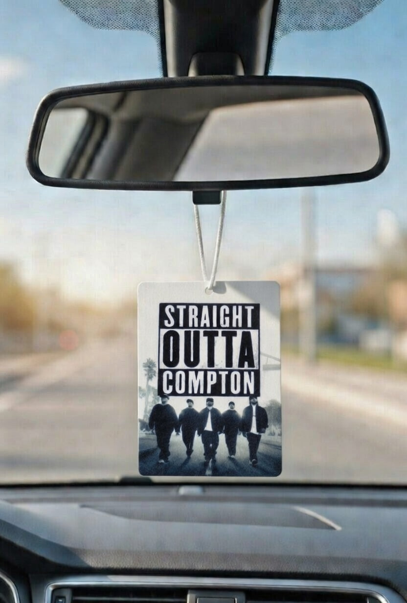 Straight Outta Compton movie car air freshener. Many scents to choose from