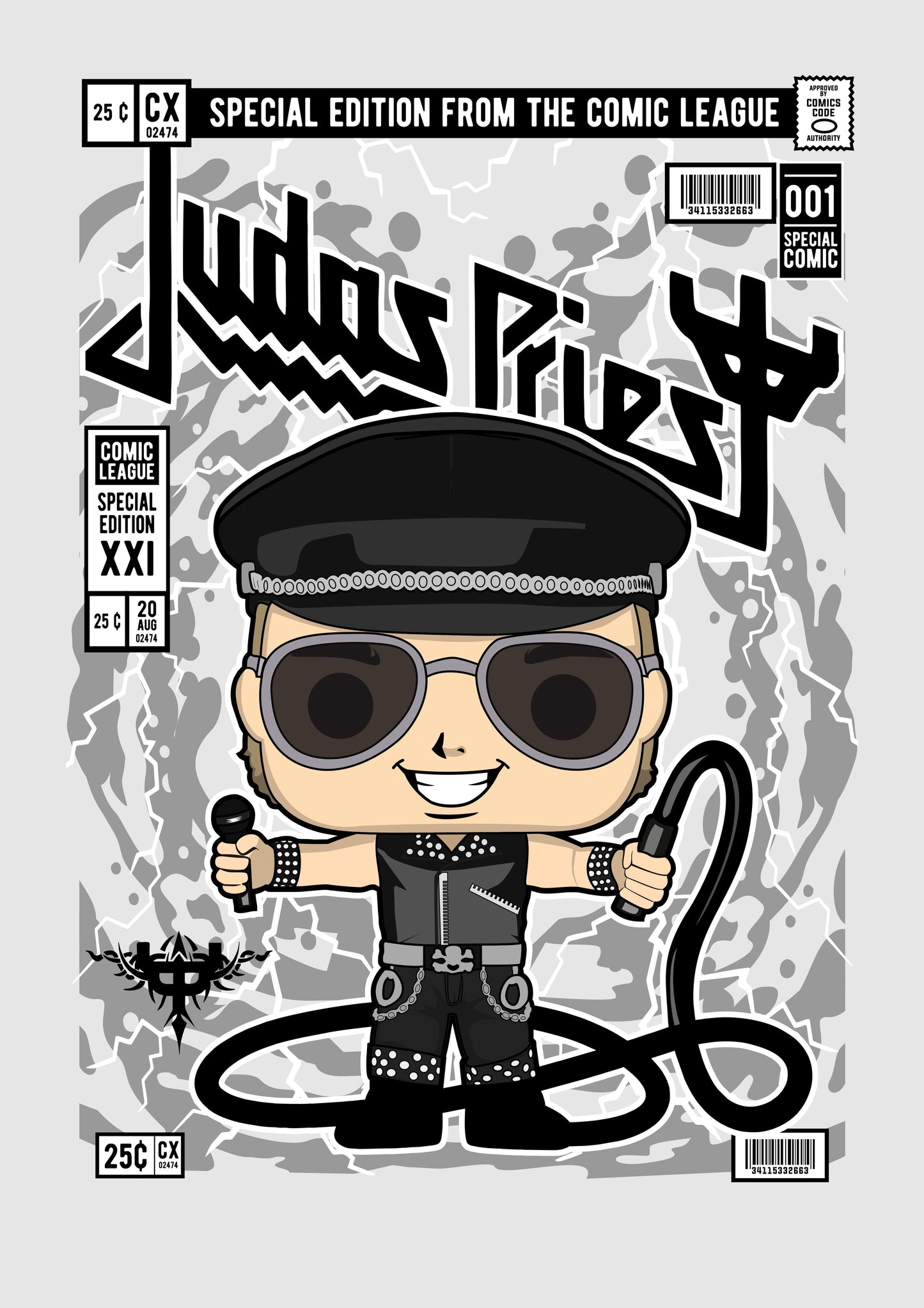 Funko Pop poster with multiple size and finish options. Judas Priest