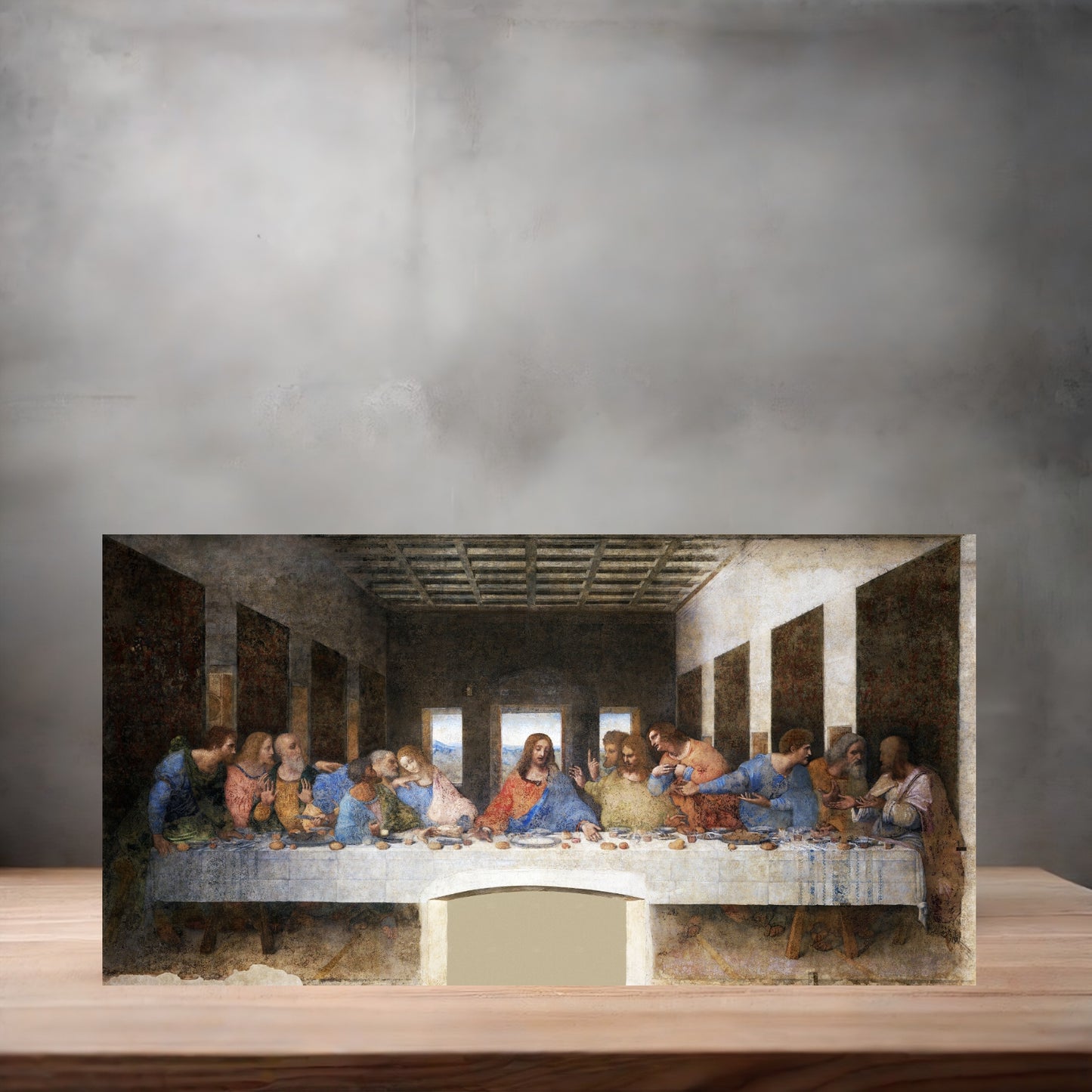 Museum painting poster with multiple size and finish options. Leonardo Da Vinci, The Last Supper
