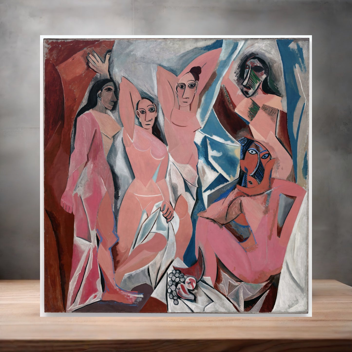 Museum painting poster with multiple size and finish options. Pablo Picasso, Les Demoiselles d'Avignon
