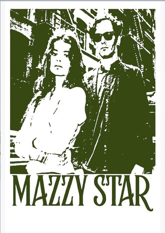 Concert poster with multiple size and finish options. Mazzy Star