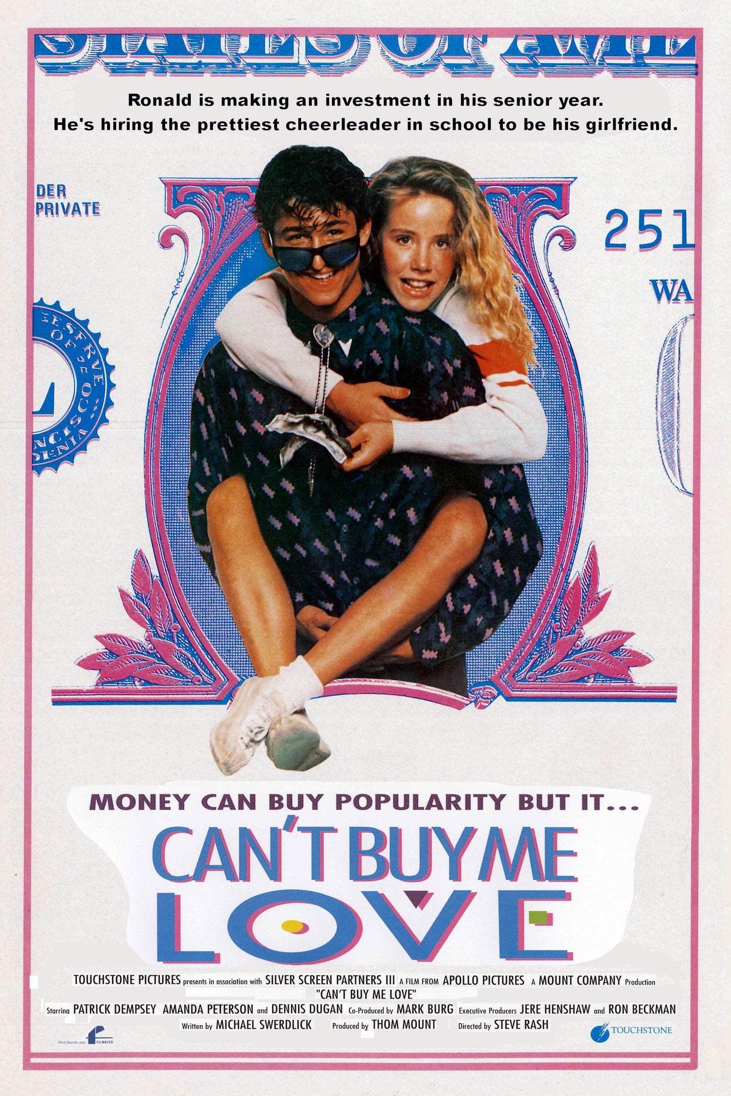 Can't Buy Me Love 13"x 19" movie poster.