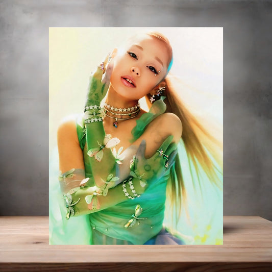 Ariana Grande custom poster, metal print or keychain. C9