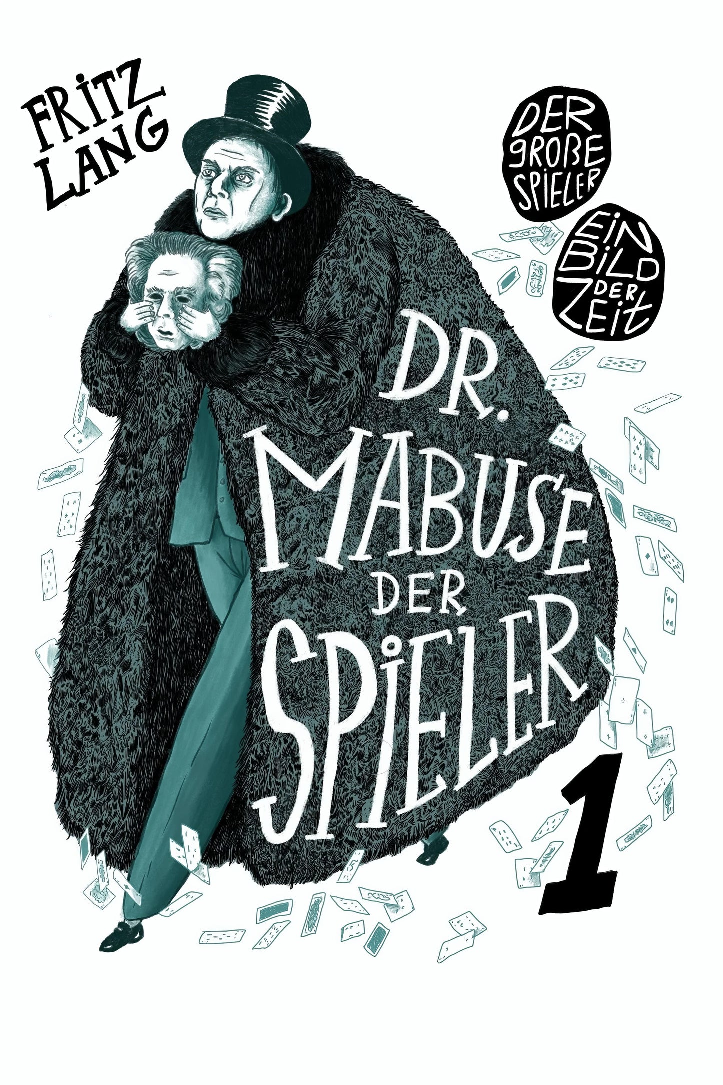 Dr. Mabuse the Gambler 13"x 19" movie poster.