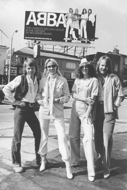 Concert poster with multiple size and finish options. ABBA
