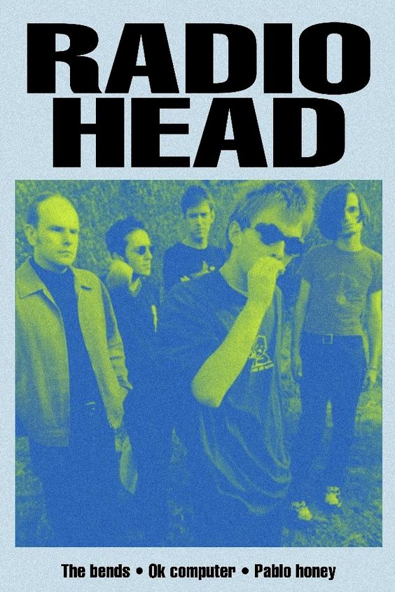 Concert poster with multiple size and finish options. Radiohead