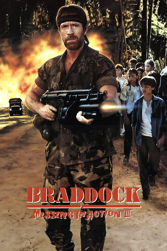 Missing in Action 3, Braddock 13"x 19" movie poster.