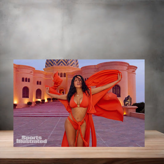 Salma Hayek Sports Illustrated swimsuit 13" x 19" poster. Matte or Glossy. A4