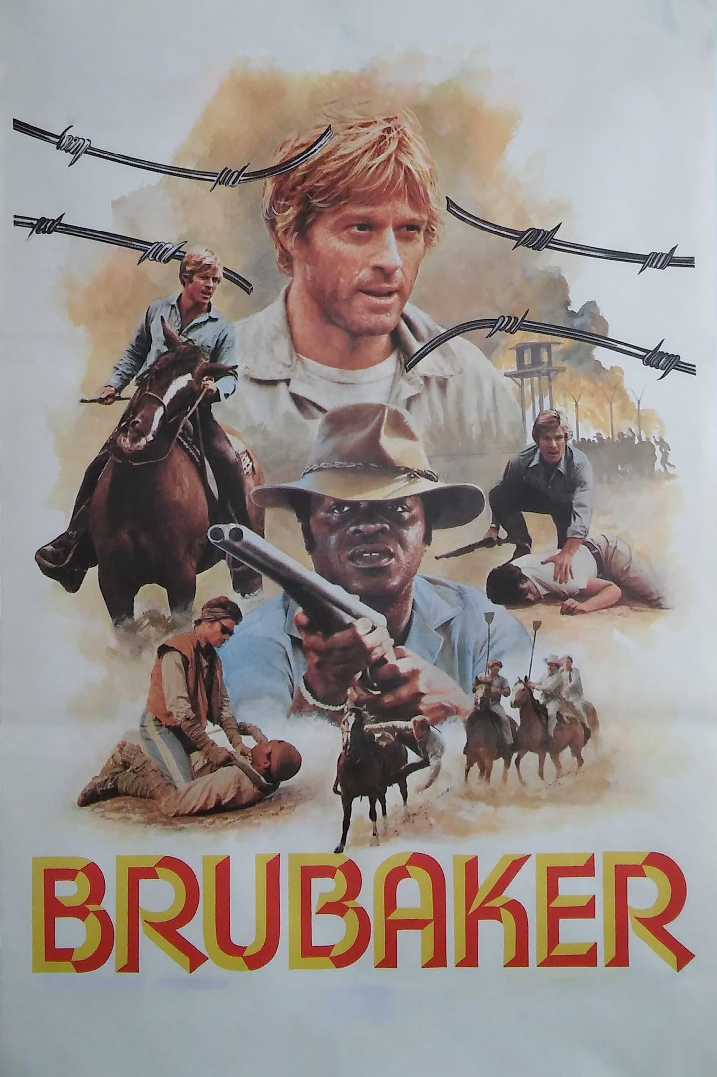 Brubaker 13"x 19" movie poster.
