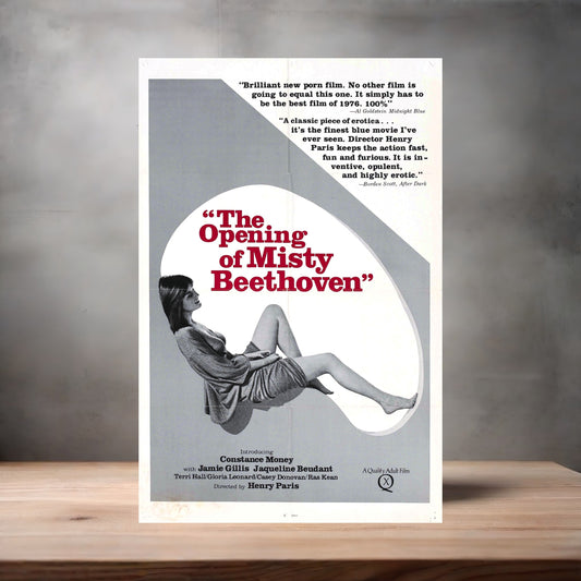 Adult Film movie poster with multiple size and finish options. The Opening of Misty Beethoven